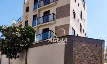 Cobertura com 2 dormitórios à venda, 39 m²+39 m²  por r$ 540.000 - jardim bela vista - santo andré/sp
