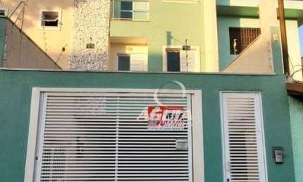 Cobertura com 2 dormitórios à venda, 47 m² + 47 m² por R$ 435.000- Vila Pires - Santo André/SP