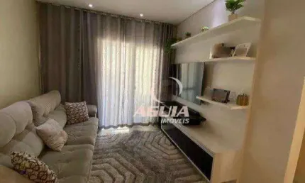 Apartamento com 2 dormitórios à venda, 63 m² por R$ 540.000,00 - Campestre - Santo André/SP