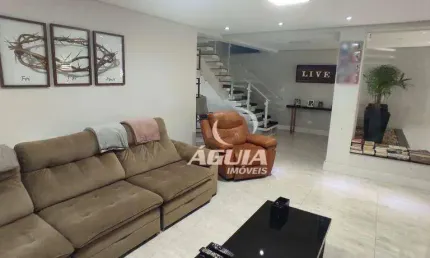Sobrado com 3 dormitórios à venda, 305 m² por r$ 1.350.000,00 - vila curuçá - santo andré/sp