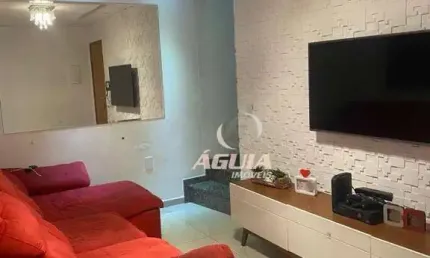 Cobertura com 2 dormitórios à venda, 56 m² por r$ 455.000,00 - parque novo oratório - santo andré/sp