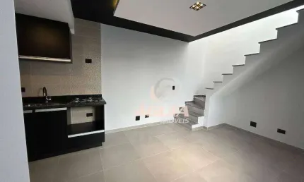Cobertura com 2 dormitórios à venda, 40 m² + 40 m²  por R$ 409.000 - Vila Floresta - Santo André/SP