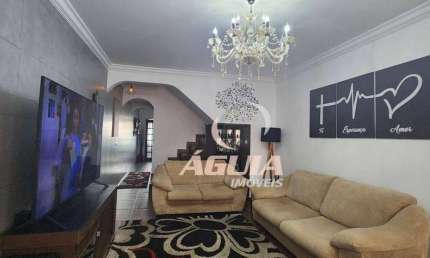 Sobrado com 3 dormitórios à venda, 245 m² por R$ 958.000,00 - Parque Erasmo Assunção - Santo André/SP