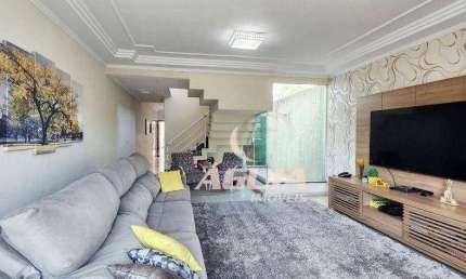 Sobrado com 3 dormitórios à venda, 233 m² por R$ 990.000,00 - Vila Curuçá - Santo André/SP