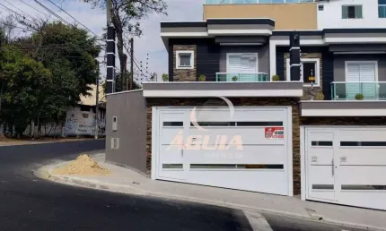 Sobrado com 3 dormitórios à venda, 75 m² por R$ 570.000,00 - Vila Lucinda - Santo André/SP