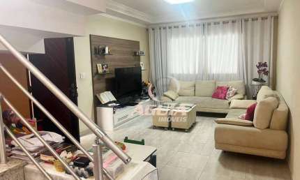 Sobrado com 3 dormitórios à venda, 167 m² por R$ 780.000,00 - Parque Oratório - Santo André/SP
