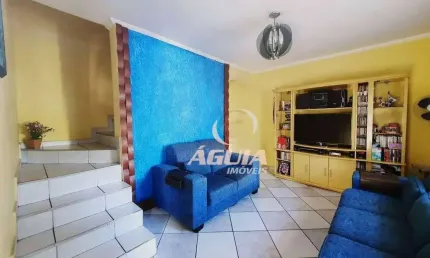Sobrado com 4 dormitórios à venda, 176 m² por R$ 749.000,00 - Jardim Santo Alberto - Santo André/SP