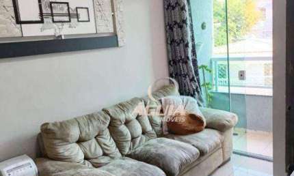 Cobertura com 2 dormitórios à venda, 54 m² + 54 m² por R$ 480.000 - Jardim Santo Antônio - Santo André/SP