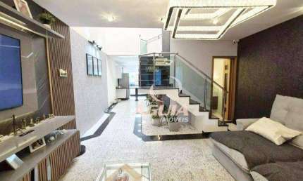 Sobrado com 3 dormitórios à venda, 161 m² por R$ 1.250.000,00 - Vila Scarpelli - Santo André/SP