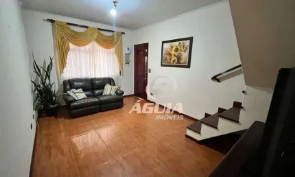Sobrado com 3 dormitórios à venda, 296 m² por r$ 670.000,00 - parque joão ramalho - santo andré/sp