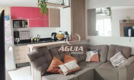 Apartamento com 2 dormitórios à venda, 55 m² por r$ 431.000 - vila aquilino - santo andré/sp