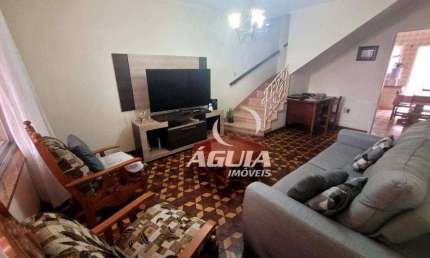 Sobrado com 3 dormitórios à venda, 293 m² por R$ 850.000,00 - Bangu - Santo André/SP