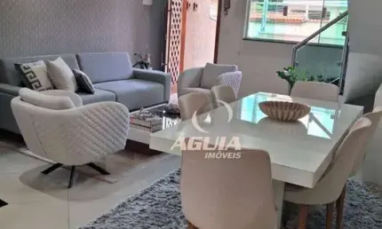 Sobrado com 3 dormitórios à venda, 147 m² por R$ 1.100.000,00 - Vila Curuçá - Santo André/SP