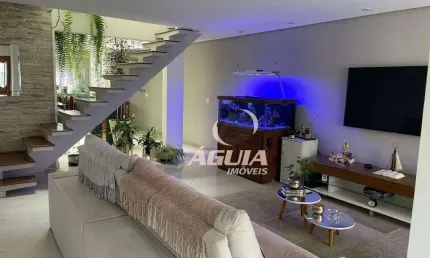 Sobrado com 3 dormitórios à venda, 256 m² por R$ 955.000,00 - Jardim Las Vegas - Santo André/SP