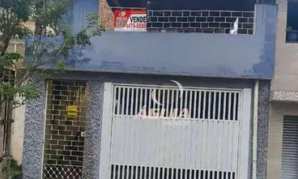 Sobrado com 3 dormitórios à venda, 169 m² por R$ 640.000 - Vila Curuçá - Santo André/SP
