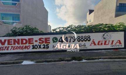 Terreno à venda, 250 m² por R$ 480.000,00 - Vila Humaitá - Santo André/SP