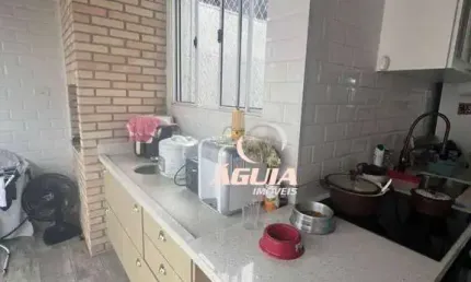 Cobertura com 2 dormitórios à venda, 46 m² + 46 m² por r$ 499.900 - vila alpina - santo andré/sp