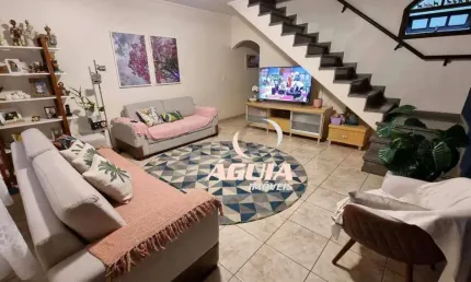 Sobrado com 3 dormitórios à venda, 160 m² por R$ 680.000 - Jardim Utinga - Santo André/SP
