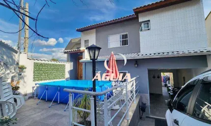 Sobrado com 3 dormitórios à venda, 270 m² por r$ 950.000.000,00 - parque novo oratório - santo andré/sp