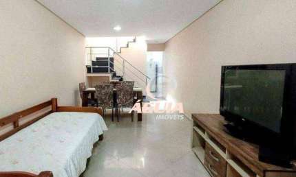 Sobrado com 3 dormitórios à venda, 108 m² por R$ 490.000,00 - Parque Erasmo Assunção - Santo André/SP