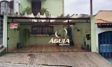 Sobrado com 3 dormitórios à venda, 206 m² por R$ 850.000 - Parque Jaçatuba - Santo André/SP