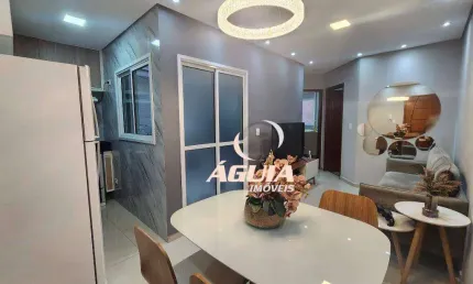 Apartamento com 2 dormitórios à venda, 45 m² por R$ 319.900,00 - Parque Capuava - Santo André/SP