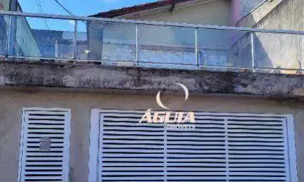 Casa Assobradada com 2 dormitórios à venda, 156 m² por R$ 380.000 - Vila Helena - Santo André/SP