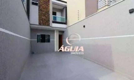 Sobrado com 3 dormitórios à venda, 140 m² por R$ 810.000,00 - Vila Camilópolis - Santo André/SP