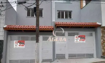 Sobrado com 2 dormitórios à venda, 97 m² por R$ 570.000,00 - Utinga - Santo André/SP