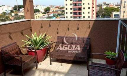 Cobertura com 3 dormitórios à venda, 112 m² por R$ 820.000,00 - Vila Curuçá - Santo André/SP