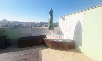 Cobertura com 2 dormitórios à venda, 60 m² por R$ 550.000 - Vila Curuçá - Santo André/SP