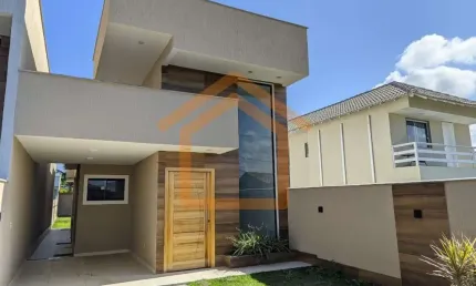 Casa para venda em maricá, jardim atlântico central (itaipuaçu), 3 dormitórios, 1 suíte, 2 banheiros, 2 vagas