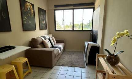 Apto Studio - 01 Quarto - Mobiliado - Excelente Localização em Casa Forte/Recife – 35 m² - com vaga garagem coberta