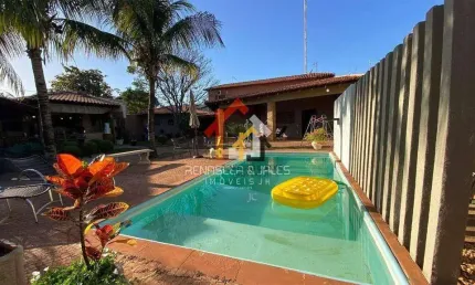 Chácara com 5 dormitórios à venda, 1150 m² por r$ 1.300.000,00 - loteamento parque dos pássaros - são josé do rio preto/sp