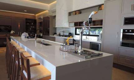 Rancho com 5 dormitórios à venda, 380 m² por R$ 3.200.000,00 - Condomínio Terra da Barra - Mendonça/SP