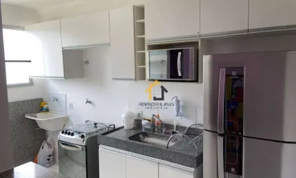 Apartamento com 2 dormitórios à venda, 48 m² por r$ 180.000,00 - parque das flores ii - são josé do rio preto/sp