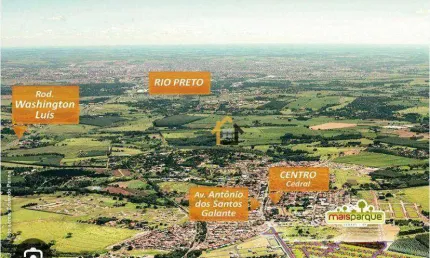 Terreno à venda, 302 m² por r$ 90.000 - avenida parque - cedral/sp