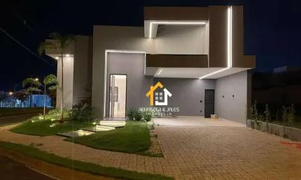 Casa com 3 dormitórios à venda, 198 m² por r$ 1.590.000,00 - condomínio terra vista - mirassol/sp