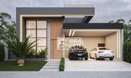 Casa TÉRREA com 3 suítes à venda - Residencial Royal Garden - Paulínia/SP