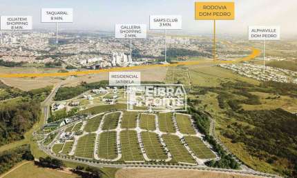 Terreno em condomínio fechado à venda na Avenida 1, Residencial Jatibela, Campinas