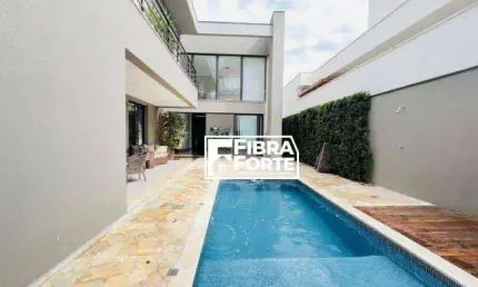 Casa com 3 dormitórios para alugar, 205 m² por r$ 15.183,00/mês - swiss park - campinas/sp