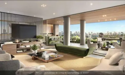Vila nova conceição apartamento garden a venda 5 suítes 711m²  5 vagas novo com lazer completo!!