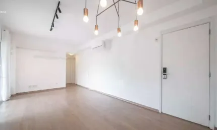 Brooklin apartamento para locacao 1 dormitório com 64m2 2 banheiros 1 vaga novo pronto para morar semi mobiliado