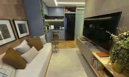 Moema apartamento a venda 1 dormitório 29m² pronto para morar.