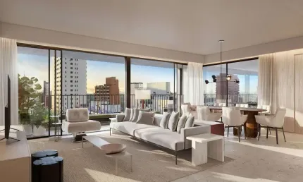 Higienópolis apartamento a venda 3 dormitórios 191m²  2 vagas novo com lazer completo.