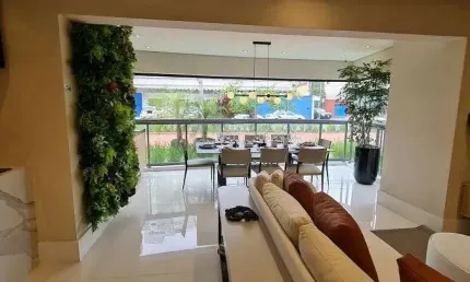 Brooklin apartamento a venda 4 suites 180m² 3 vagas novo com lazer completo