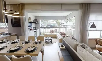 Mooca apartamento a venda 3 suites 130m² e 2 vagas novo pronto para morar com lazer completo