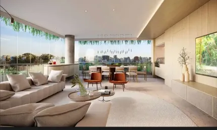 Moema apartamento a venda 3 suites 147m² 2 vagas novo com lazer completo