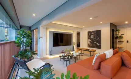 Bela vista apartamento studio a venda 1 dormitório 41m² com lazer completo