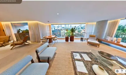 Alto de Pinheiros apartamento A Venda 4 Dormitórios 362m² 4 Suítes 4 Vagas Novo Com Lazer Completo.